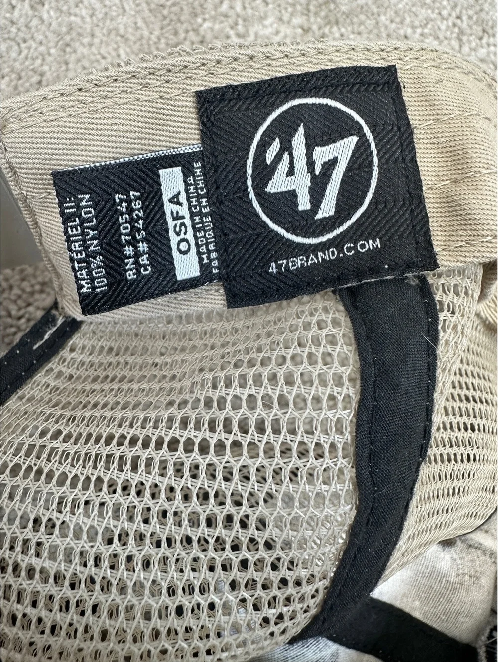 47 Brand Pittsburgh Penguins Realtree Camo Mesh Trucker Snapback NHL Hat